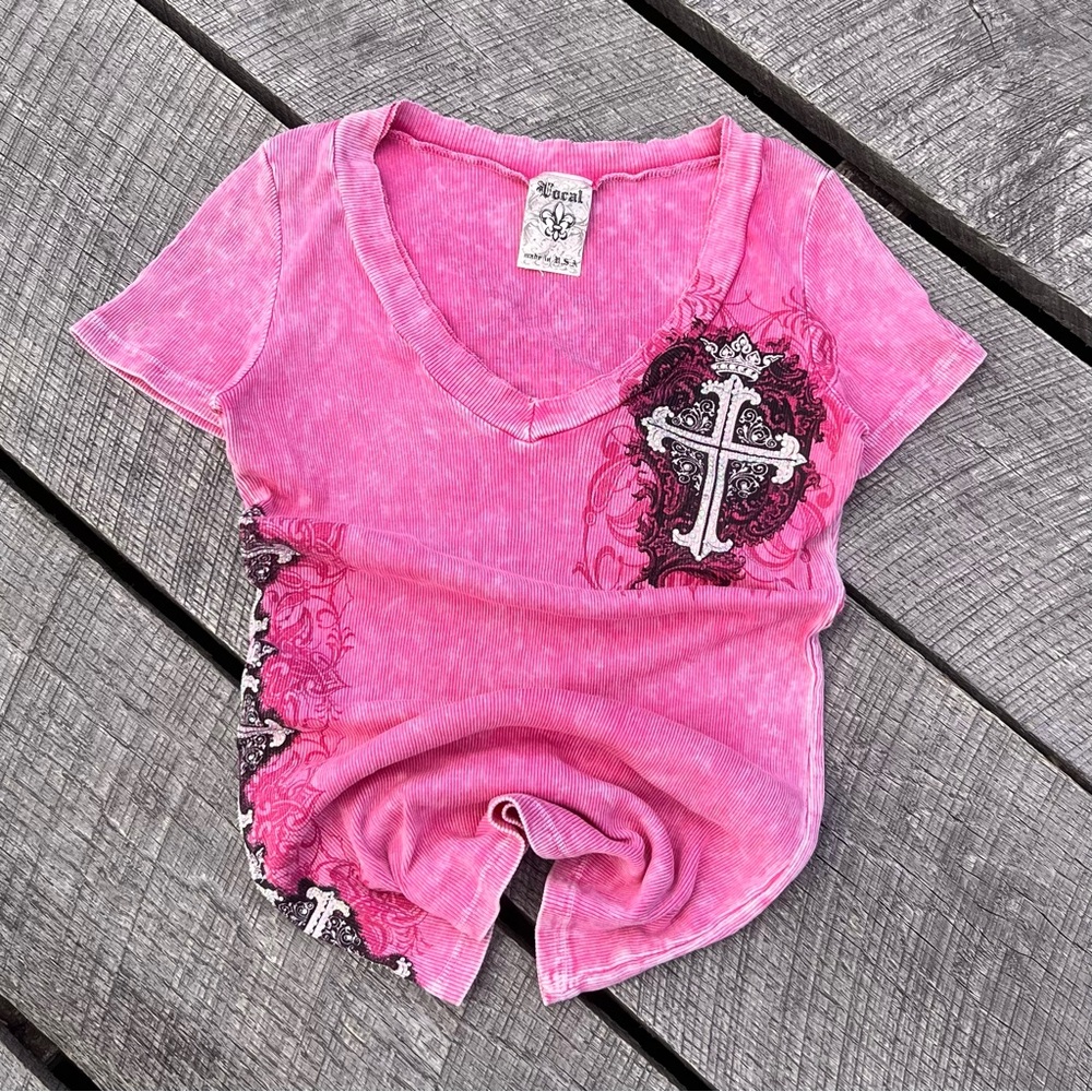 Y2K Affliction Style Tee